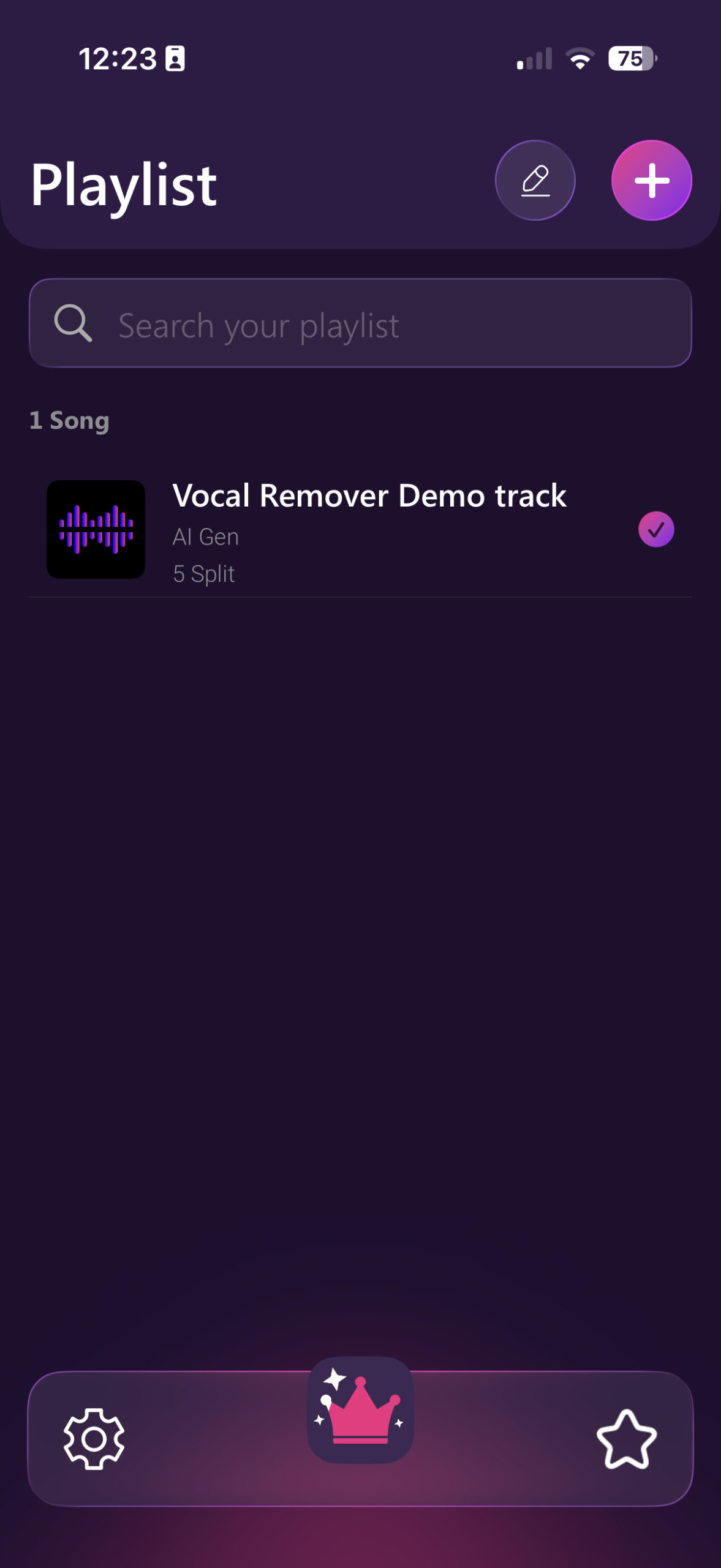 Vocal Remover Playlist Manager